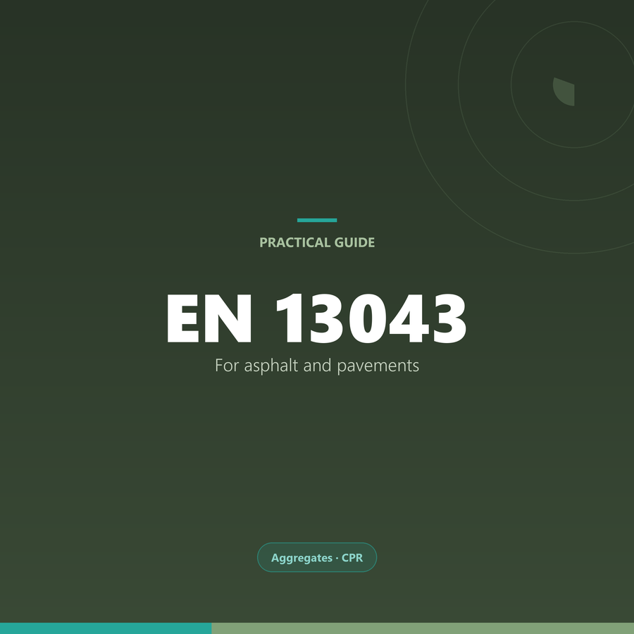 Aggregates for asphalt and pavements — BS EN 13043